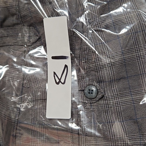 Lululemon Pants 32X33 Gray Plaid Limited Edition Wet Dry Warm Golf Commuter - Picture 12 of 12